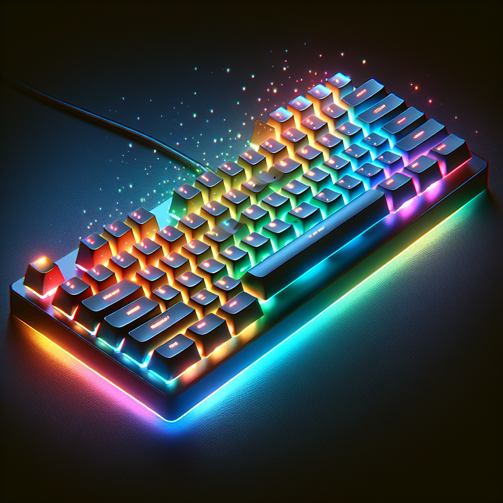 Por que a iluminação RGB do meu teclado mecânico está piscando?