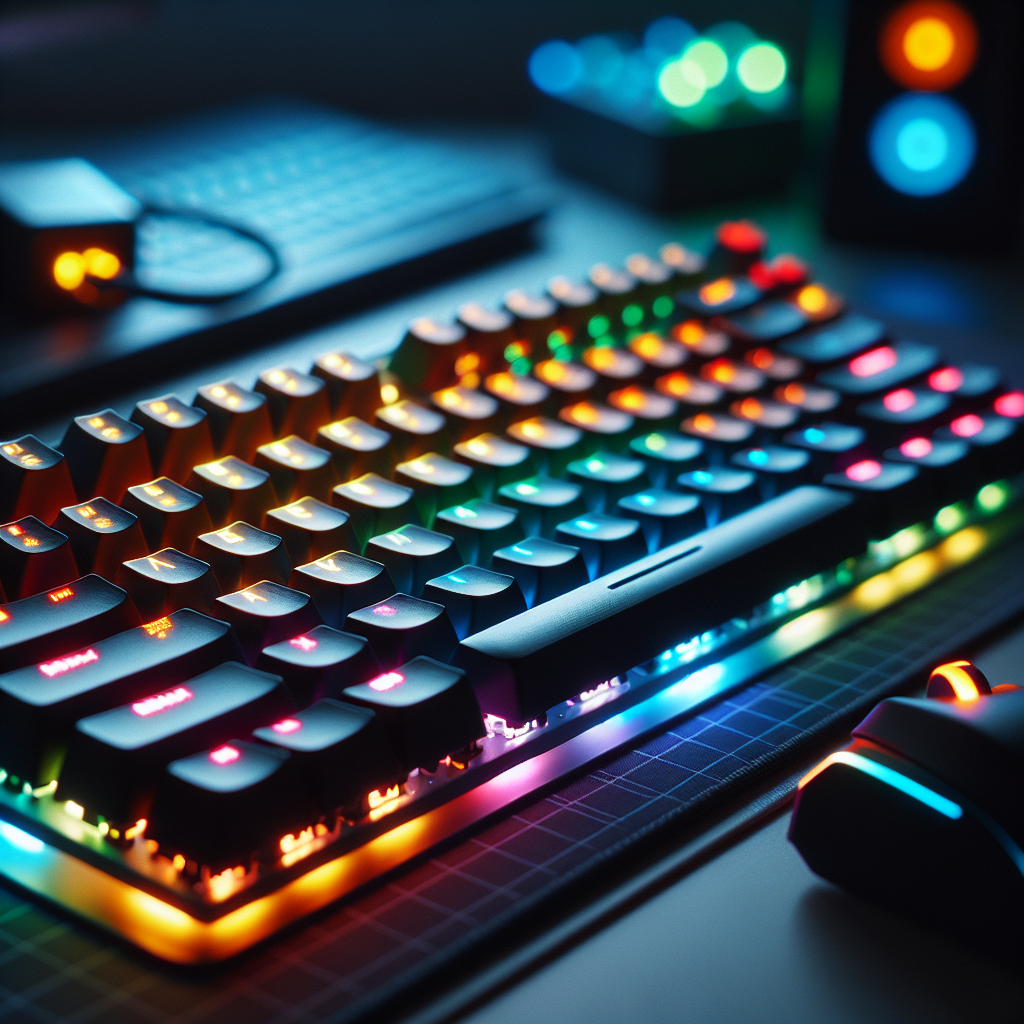 Como faço para corrigir a iluminação RGB que não responde no meu teclado mecânico?