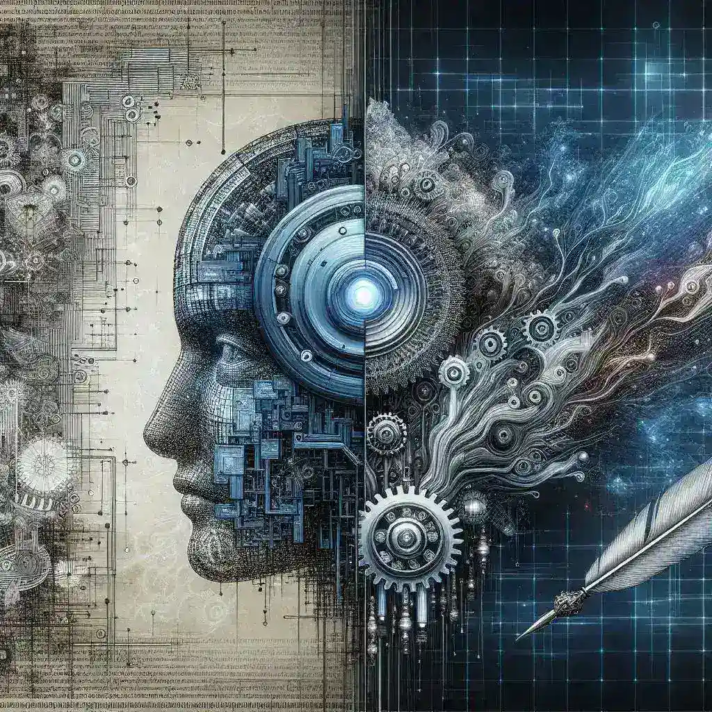 "Sam Altman discussing superintelligent AI at a conference, highlighting contrasting views on artificial intelligence's future as explored in the article 'ChatGPT Desafia Visão de Sam Altman Sobre Superinteligência Artificial: Uma Divergência Histórica.'"
