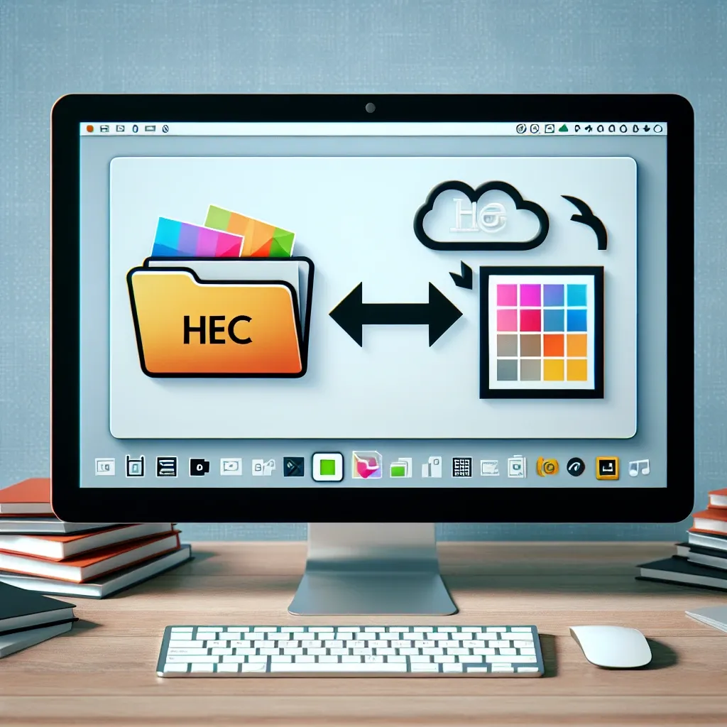 "Imagem ilustrativa mostrando o processo de conversão de fotos HEIC para JPG, destacando ferramentas e passos simples, ideal para o artigo 'Como Converter Foto HEIC para JPG: Guia Completo e Fácil'."