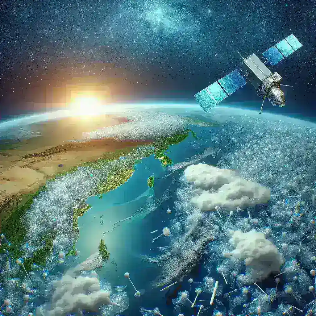 Startup sul-coreana lança satélite para rastrear microplásticos oceânicos