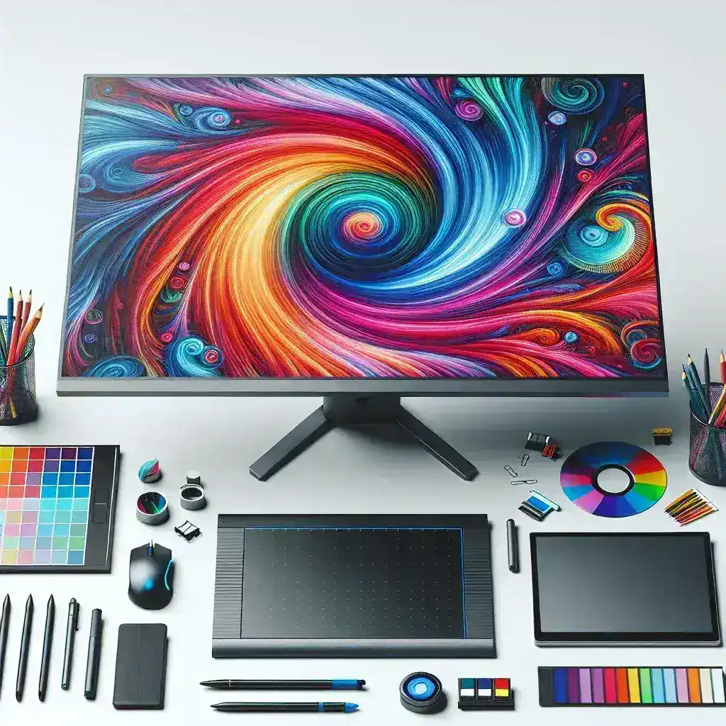 "Novo monitor Acer com taxa variável de atualização, projetado para criadores, destacando recursos avançados de imagem e conectividade."